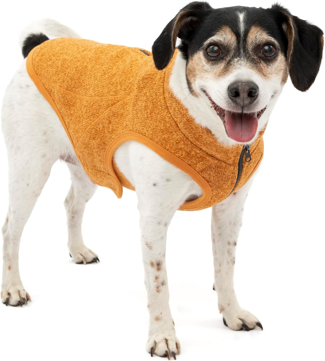 Kurgo Core Hunde-Pullover, Leichtes Fleece, Mit 2-Wege-Reissverschluss, Mit Hundegeschirr kompatibel