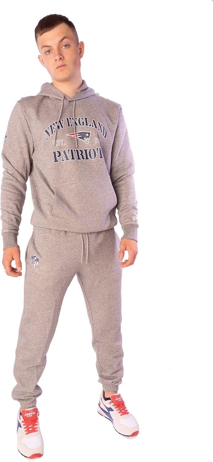 New Era Tampa Bay Buccaneers Hoodie Herren Kapuzenpullover New England Patriots Light/Grey S, New En