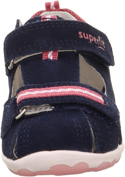 Superfit Mädchen Fanni Sandalen 18 EU Blau Rosa 8010, 18 EU Blau Rosa 8010