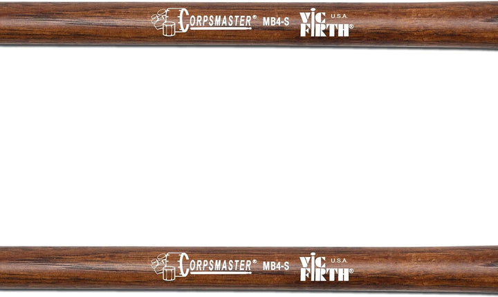 VIC FIRTH Bass Mallets MB4-S Corpsmaster Serie Soft Xlarge Head, Soft Xlarge Head