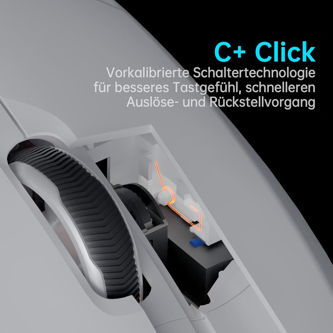 Rapoo VT9 Pro Kabellose Gaming-Maus mit PAW 3398 Sensor, 26000 DPI, 1 ms Reaktionszeit, 10 programmi