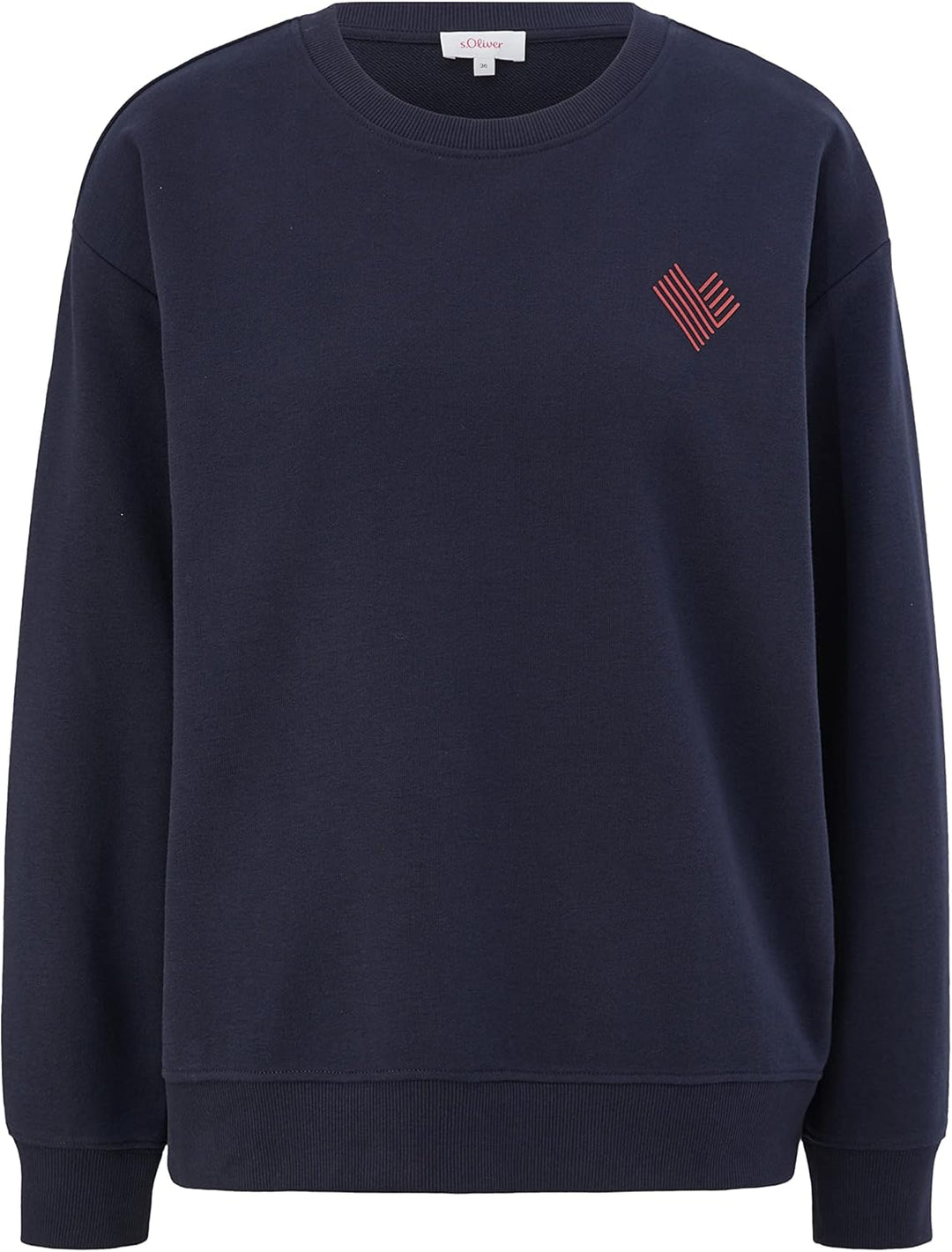 s.Oliver Damen Sweatshirt Langarm 34 Blau, 34 Blau