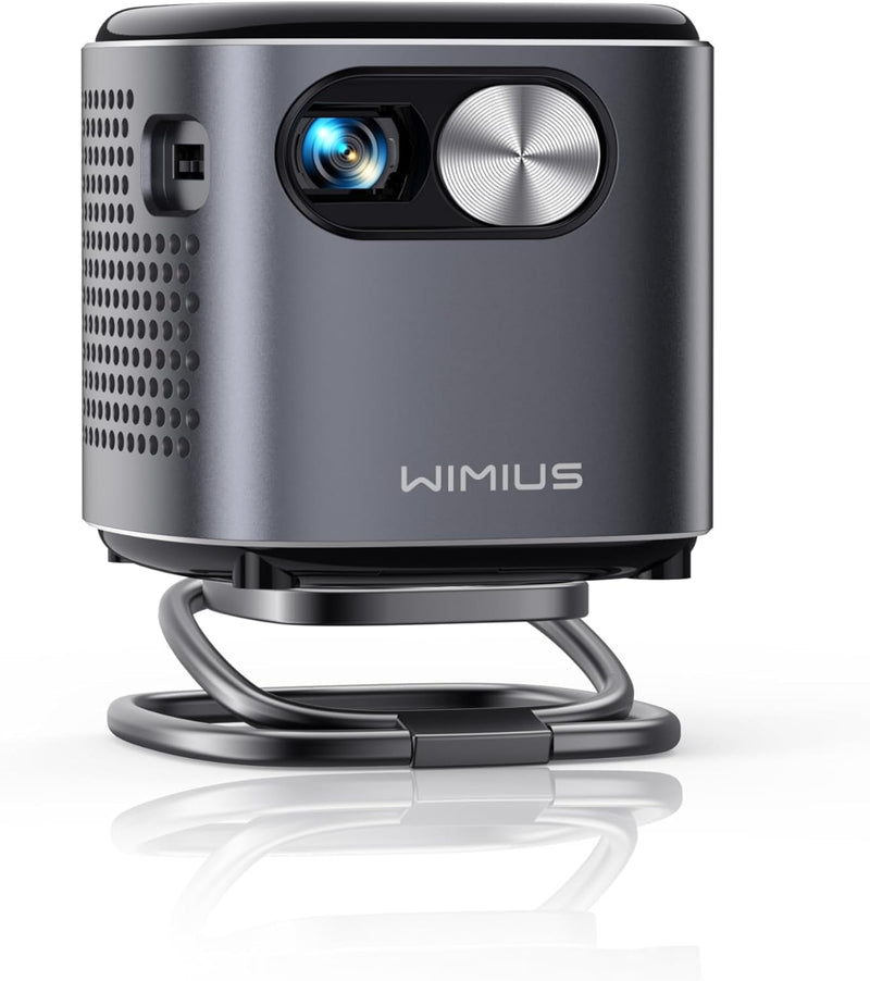 Mini Beamer, DLP Ultrakurzdistanz Beamer mit Android 11.0, Eingebautem Akku, WiFi Bluetooth Portable