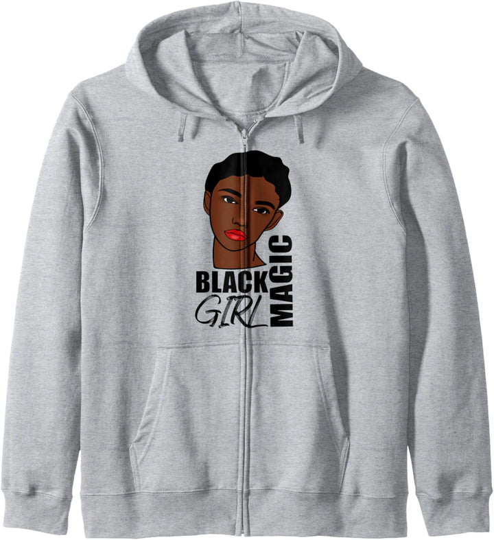 Oheneba: Black Girl Magic Melanin Drippin Afro Queen Kapuzenjacke