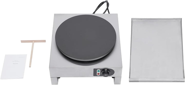 Crepes Maker 40cm Crepesmaker 3000W Crepes Platte Crepiere Temperatur Einstellbar 50-300℃ Crepesgerä