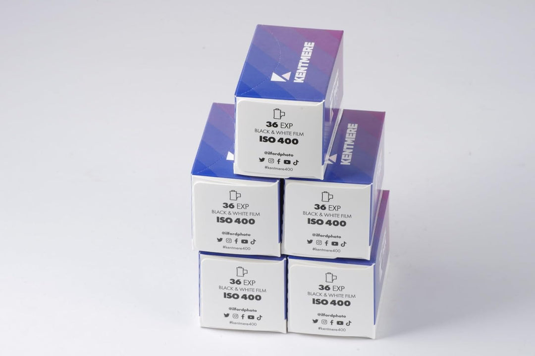 Kentmere 400asa schwarzweiss-Film 35mm 36exp Packung mit 5 stück