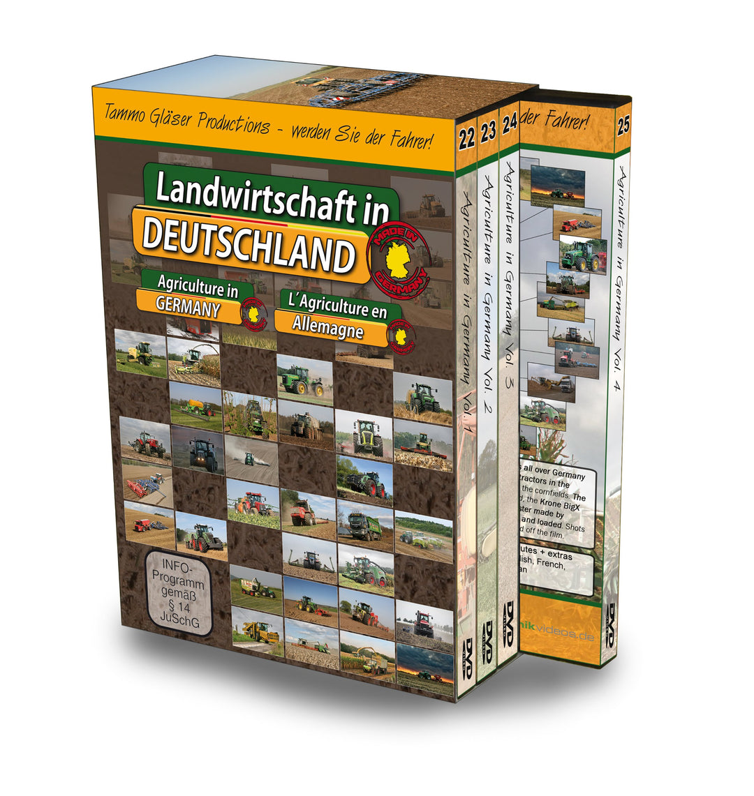 Landwirtschaft in Deutschland - Sammelbox [4 DVDs], DVD