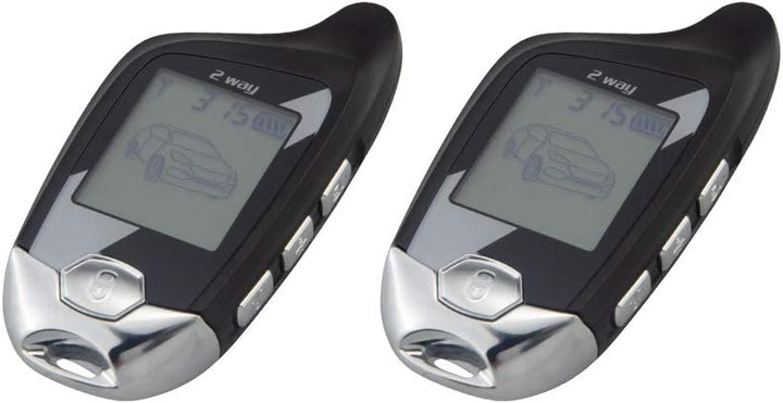 Easyguard EC202 2-Wege-Kfz-Alarmanlage mit LCD-Pager-Display, Remote-Motorstart und Mikrowellensenso