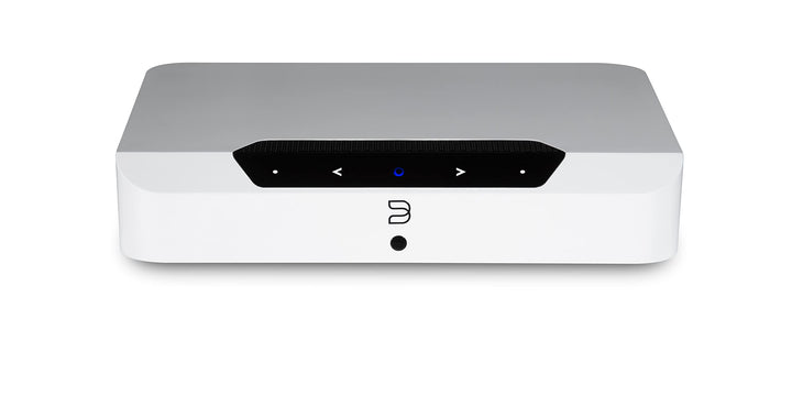 Bluesound Powernode Edge Kompakter Kabelloser Hochauflösender Multiroom Musik-Streamer - Weiss White
