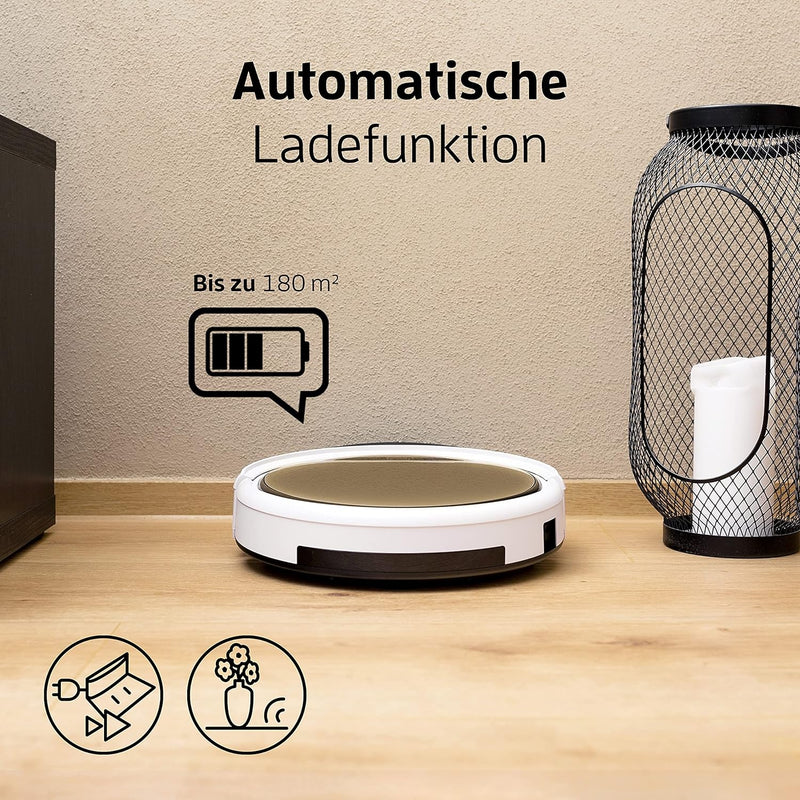 ZACO V5x Saugroboter mit Wischfunktion, App & Alexa Steuerung, 8,1cm flach, automatischer Roboter, 2