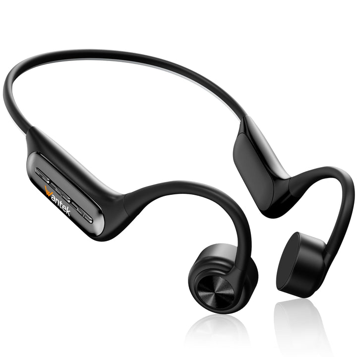 Wantek Knochenschall Kopfhörer Schwimmen IP68 Wasserdicht, Bluetooth 5.3 Open Ear Kopfhörer mit 32GB