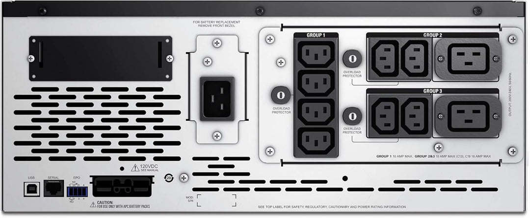 APC SMX3000HV Smart-UPS X 3000VA 4U Rack/Tower Netzteil (LCD, 200-240V, 2700 Watt, 230V, 5% THD, Sma