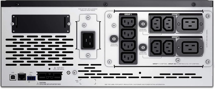 APC SMX3000HV Smart-UPS X 3000VA 4U Rack/Tower Netzteil (LCD, 200-240V, 2700 Watt, 230V, 5% THD, Sma