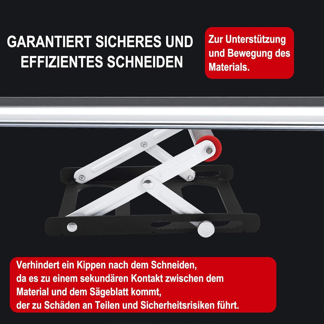 Sadodo 2 STK Verstellbarer Stützrahmen Für Schneidemaschinen,Faltbare Einstellbare Schneidemaschine