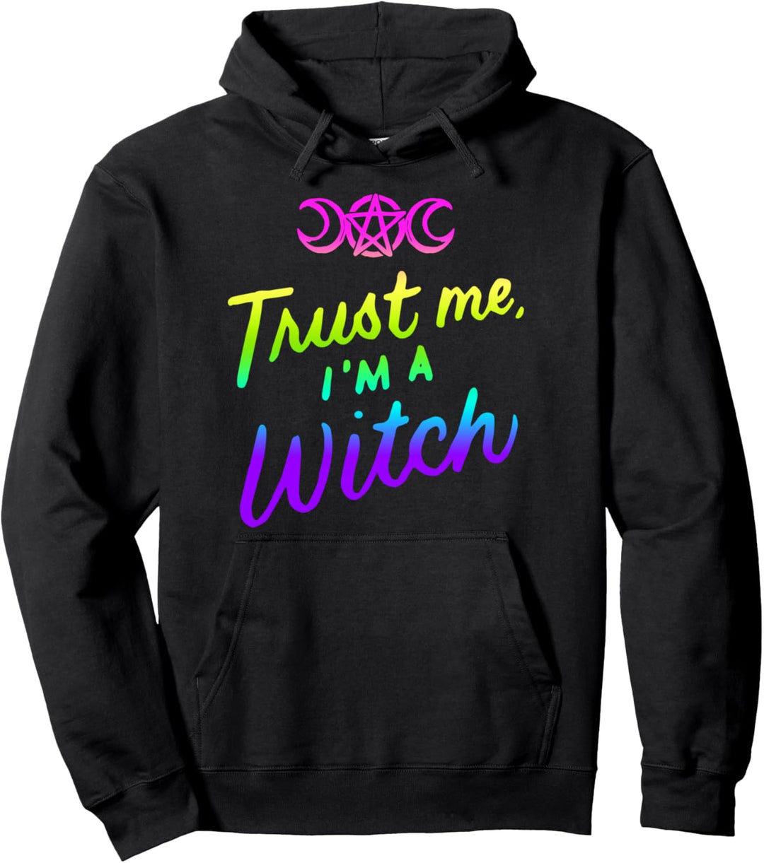 Vertrauen Sie Mir ich bin eine Hexe Schnelle Faul Halloween Pullover Hoodie