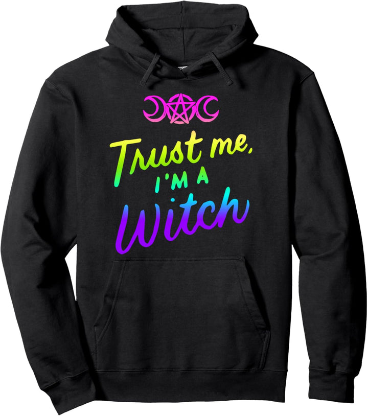 Vertrauen Sie Mir ich bin eine Hexe Schnelle Faul Halloween Pullover Hoodie