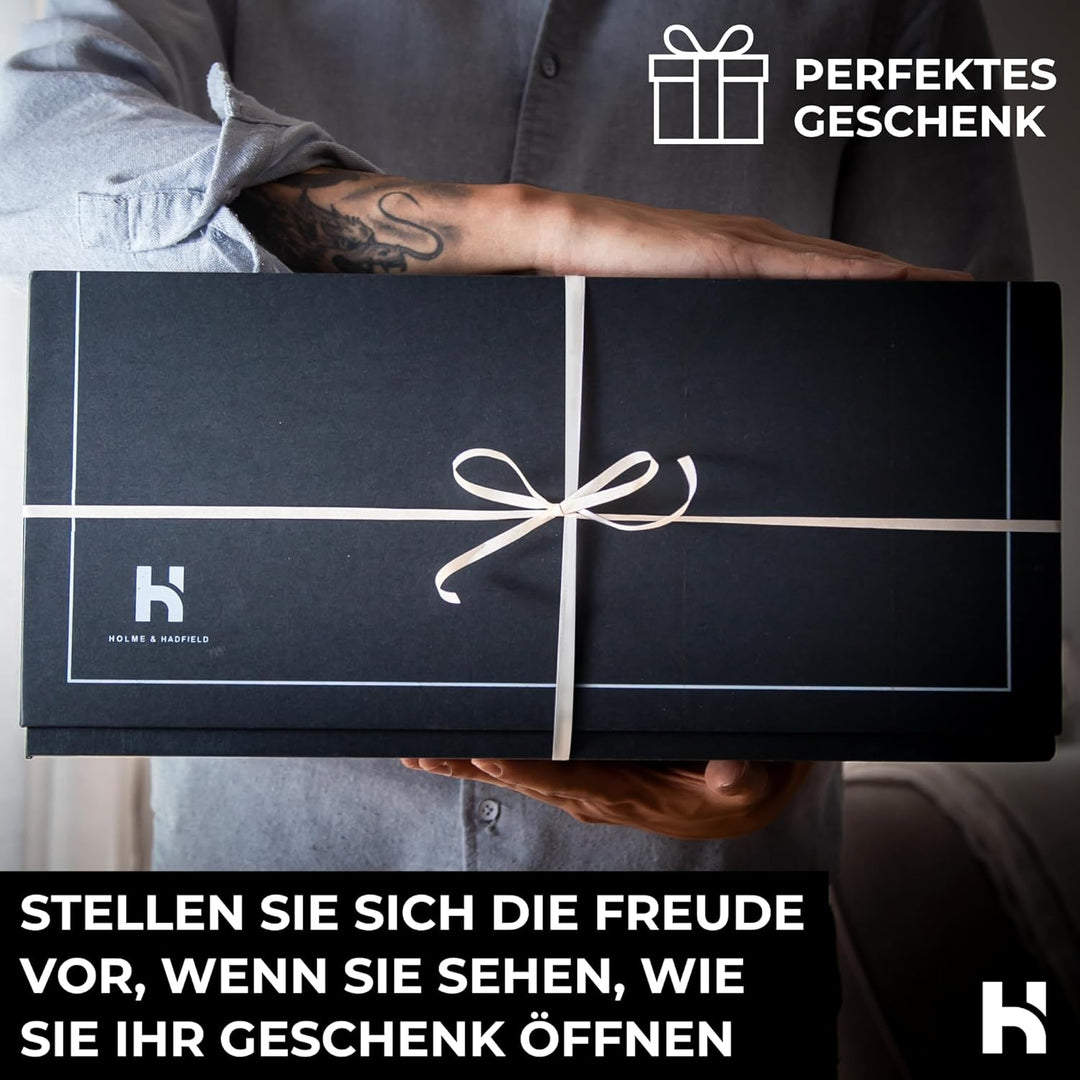 Uhrenvitrine Uhrenständer - Weihnachtsgeschenke für Männer, Papa, Ehemann - Holz Herrenuhrenkasten U