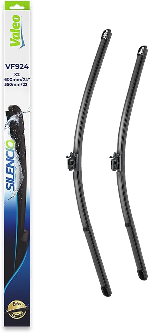 Valeo Silencio VF924 Wischerblatt 577924 Vorderansicht: 600mm / 550mm Menge Set 2 Einheiten Fahrerse