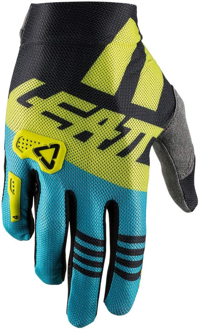 Leatt Moto GPX 2.5 X-Flow Handschuhe, Unisex, für Erwachsene, Schwarz/Limette, L