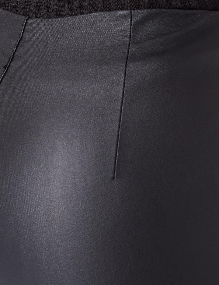 ONLY Damen Onlrock Life Hw Coated Skin PNT Leggings S / 32L Schwarz, S / 32L Schwarz