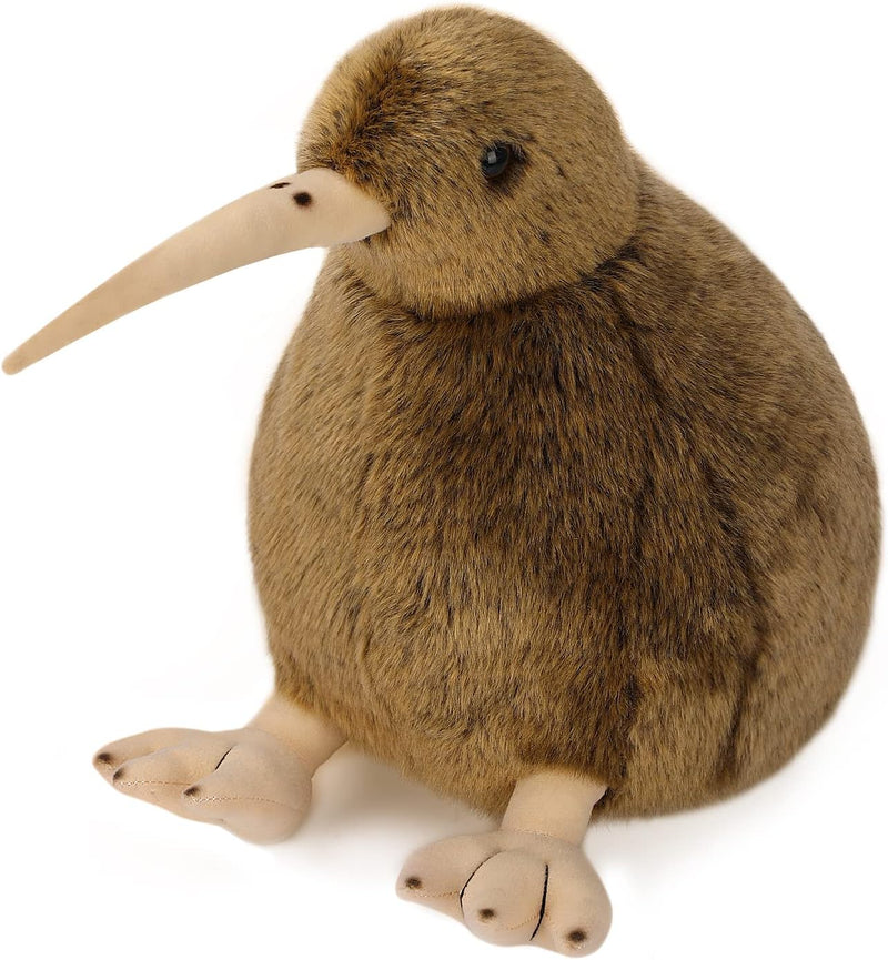 Kiwi-Vogel-Plüschtier, Kuscheltier, pelzige Kiwi-Plüschpuppe, weich, flauschig wie EIN echter Vogel,