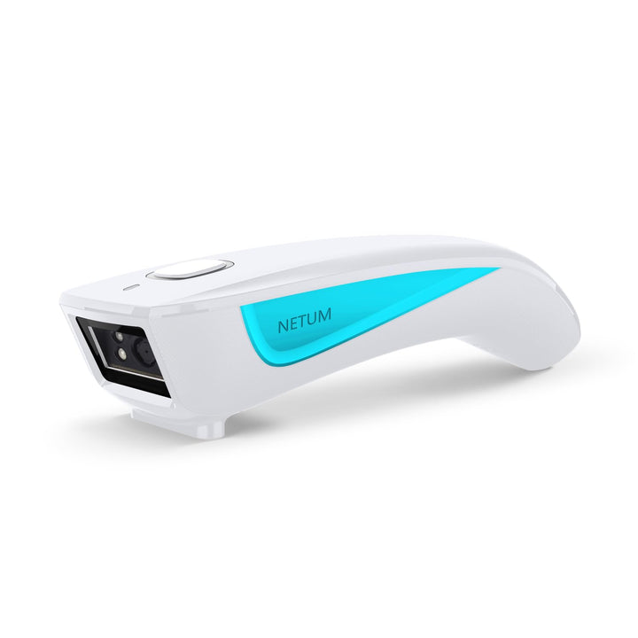NETUM Upgrade Mini Wireless QR Barcode Scanner, 3 in 1 Bluetooth Tragbare Tasche Kleiner 1D 2D Stric