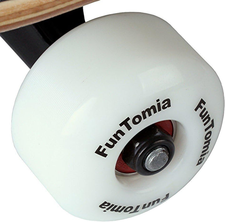 FunTomia Skateboard mit Mach1 Kugellager Rollenhärte 100A und 100% 7-lagigem Ahornholz Skate Board m