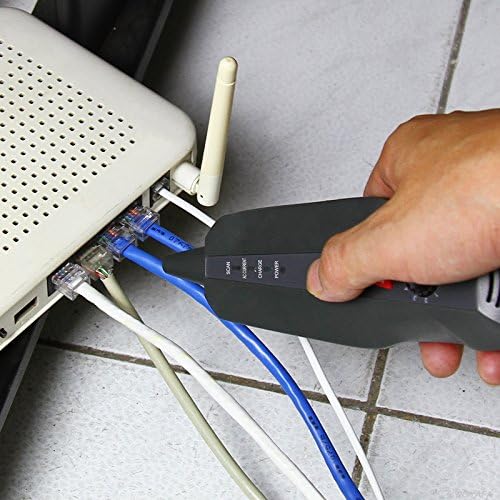 Kalea Informatique Netzwerktester RJ45 RJ11 USB BNC: für Länge/Layout/Erkennung/PoE-Test/Ping-Test/S