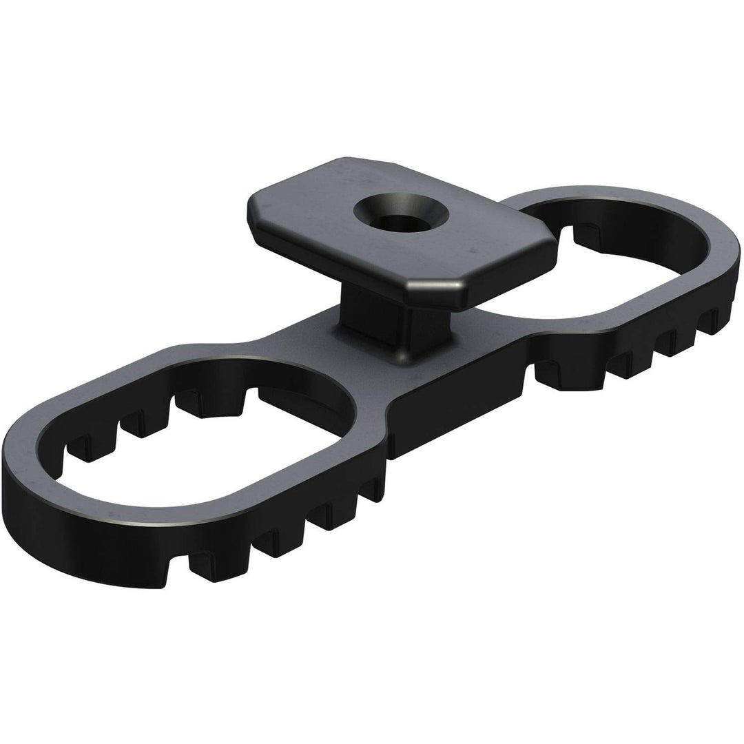 KARLE & RUBNER, schwarz 7120 K&R Terraflex N6 mit Bohrschraube C1, 5x35mm für Aluminium-Unterkonstru
