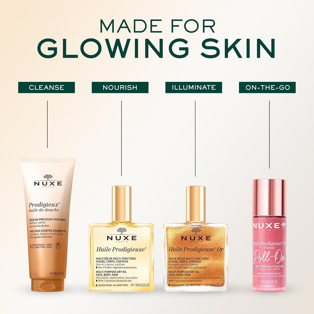 Nuxe Huile Prodigieuse Or Golden Dry Oil 100ml Spray Aqua Aqua 100 ml (1er Pack), Aqua 100 ml (1er P