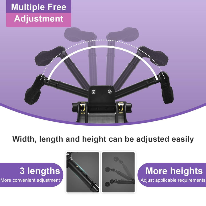 Buggy Board für alle Kinderwagen, Vihir Kiddy Board mit Sitz, Trittbrett Mitfahrbrett Universal pass