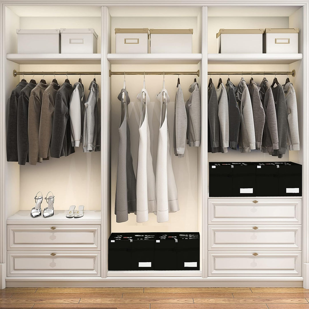 Schuhorganizer für Closet, Passt 16 Paare, grosse Schuhschrank, Schuhbox mit Durchsichtigem Deckel,