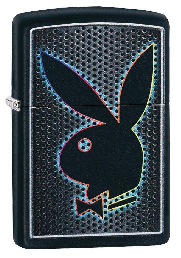 Zippo Playboy Feuerzeuge Schwarzes, Mattes Bunny Matt, Schwarzes, Mattes Bunny Matt
