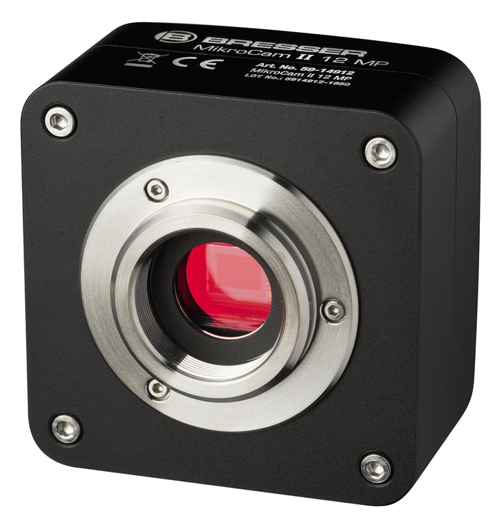 Bresser Mikroskop Kamera MikroCam II mit 12 MP Sony CMOS Chip und USB 3.0 für hohe Bildwiederholrate