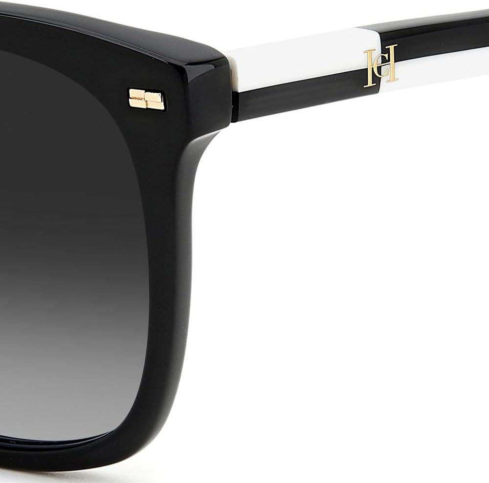 Carolina Herrera Unisex Sunglasses 54 80s/9o Black White, 54 80s/9o Black White