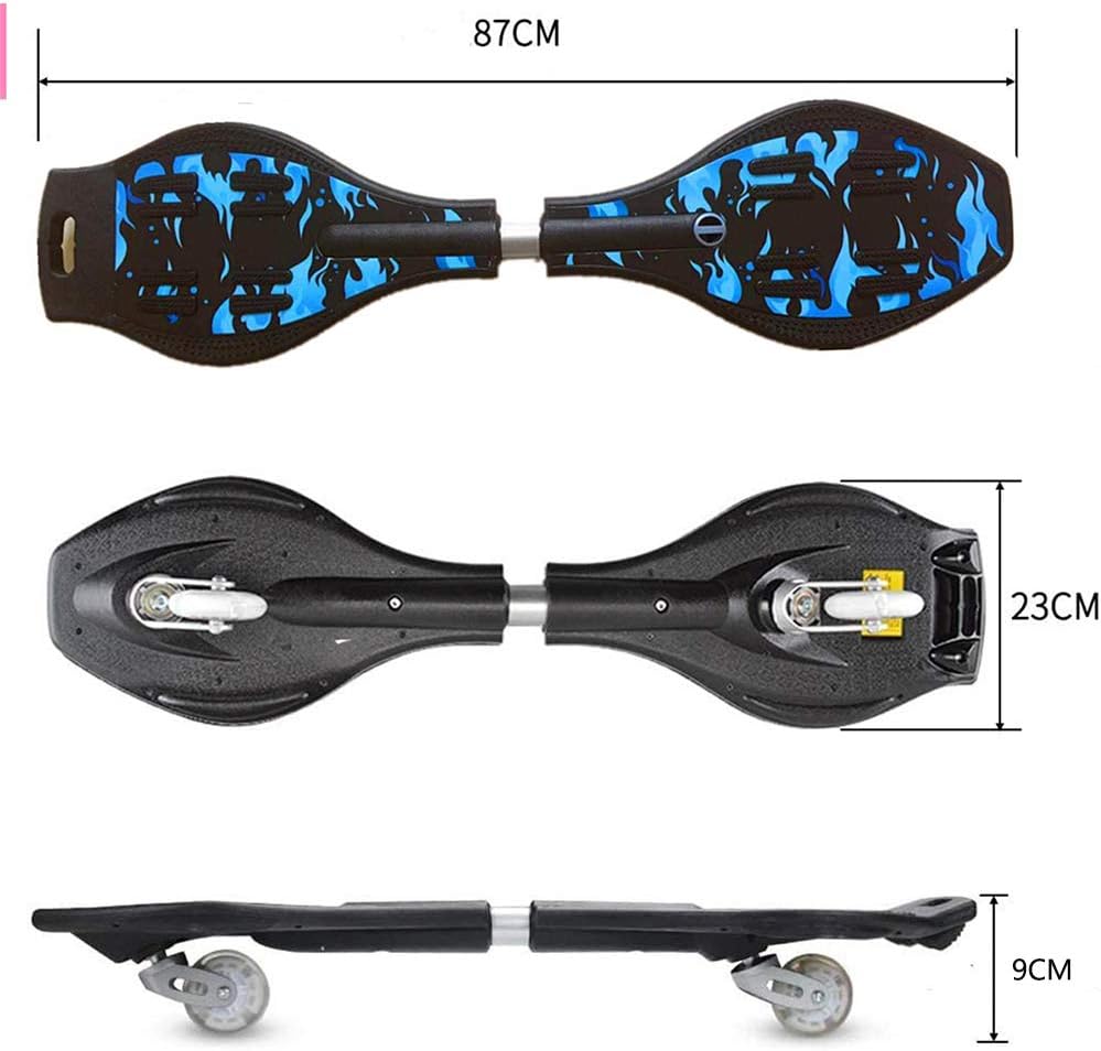 Waveboard Kinder Street Surfen Caster Torsion Skateboard Double Decks Casterboards für Wave/Surf Wav