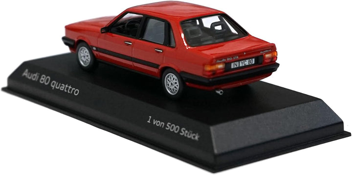 Audi A5-5809 Limousine 80 Quattro Modellauto 1:43 Miniatur Modell, rot