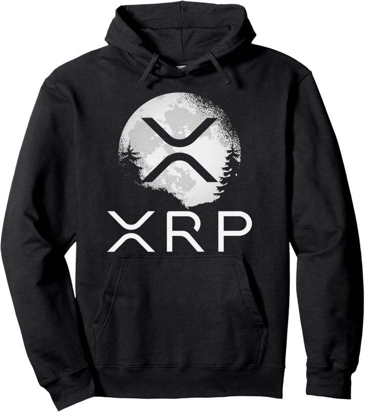 Ripple Coin Xrp Ledger Moon Cryptowährung Bull Market Pullover Hoodie