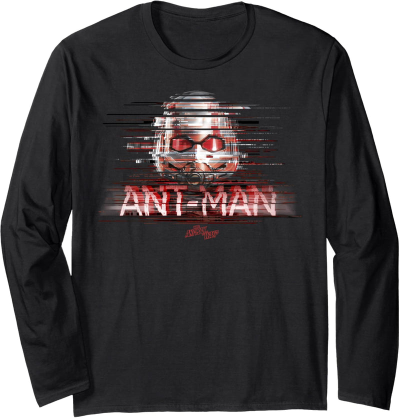 Marvel Ant-Man And The Wasp Ant-Man Glitch Portrait Langarmshirt