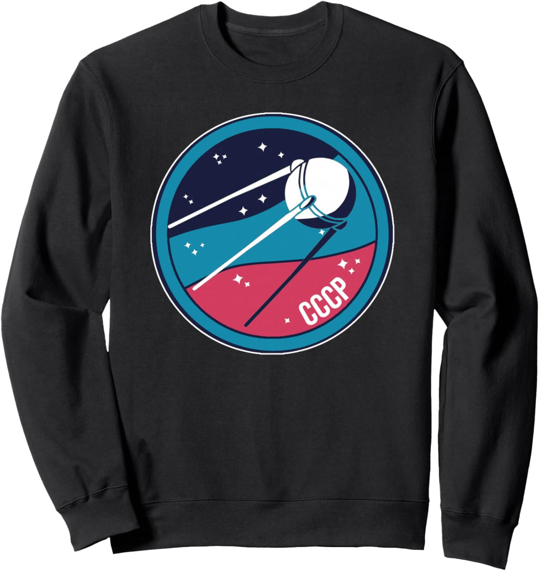 Sputnik UDSSR Sowjetunion Satellit Geschenkidee Sweatshirt
