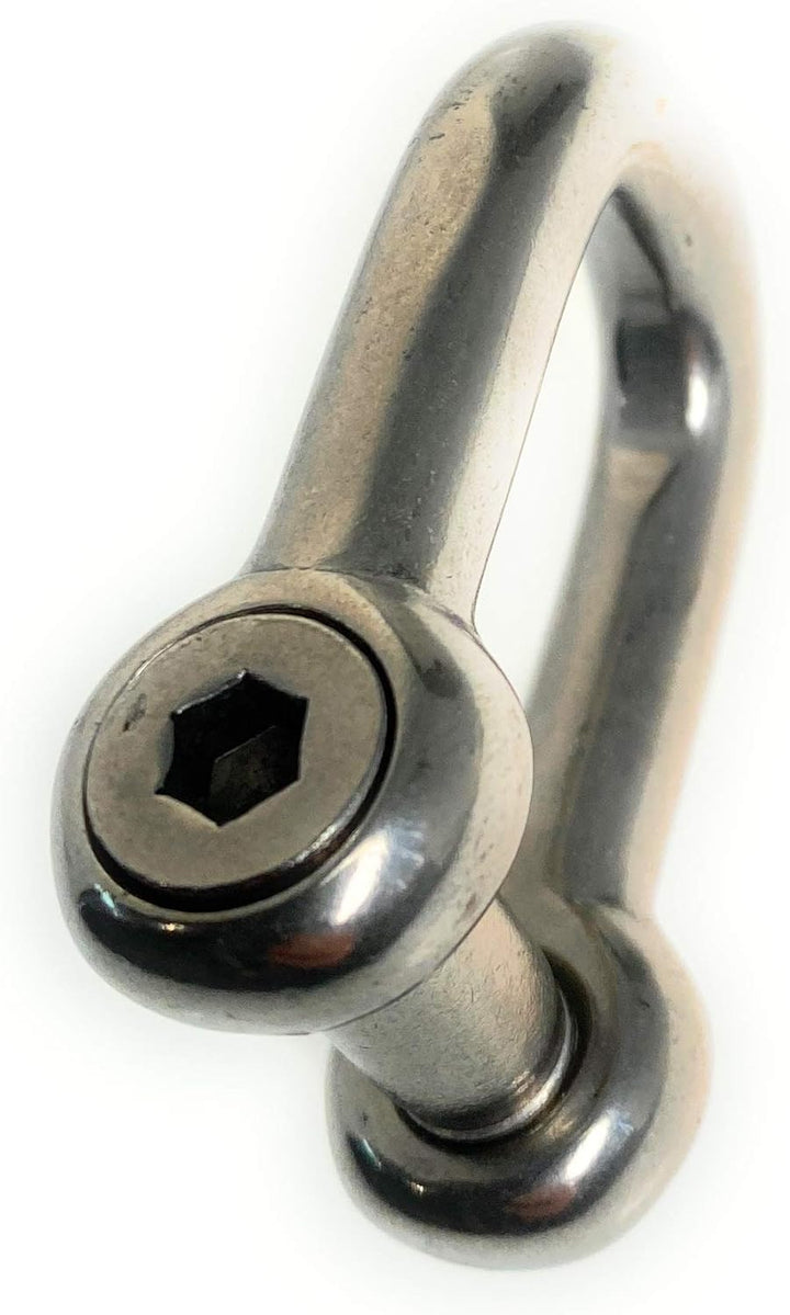 ARBO-INOX - Schäkel - Rundschäkel mit Innensechskant - Edelstahl A4 16mm, 16mm