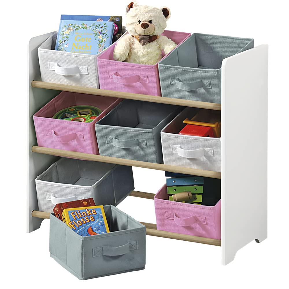 Kesper | Aufbewahrungsregal, Material: Holz, Masse: 65 x 30 x 60 cm, Farbe: Weiss | 17718 13