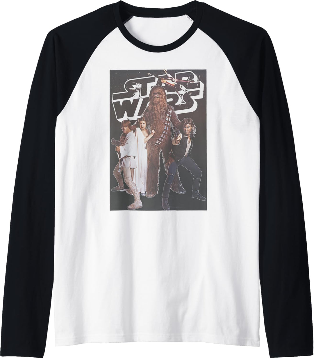 Star Wars Vintage Group Poster Raglan