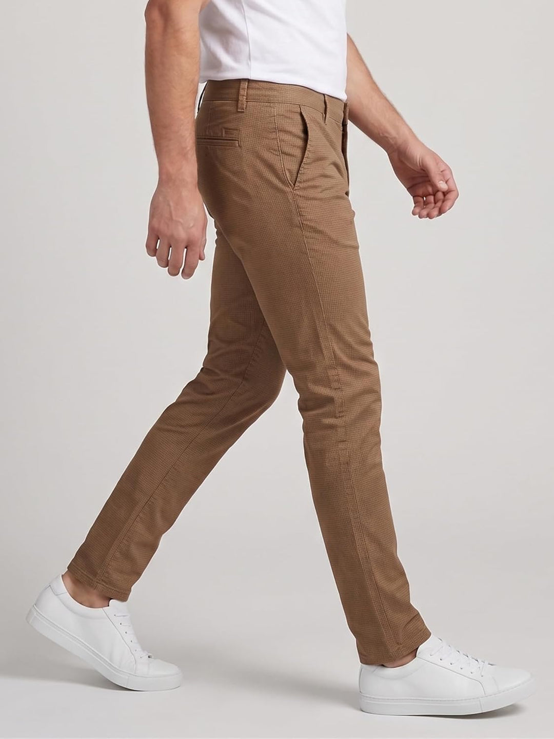 Rock Creek Herren Chino Hose Slim Fit Business Hosen RC-2154 29W / 32L Dunkelbeige, 29W / 32L Dunkel