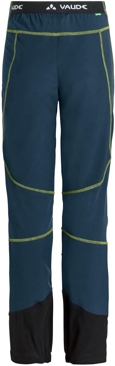 VAUDE Kids Capacida Pants - Softshellhose Kinder 134-140 Dark Sea/Green, 134-140 Dark Sea/Green