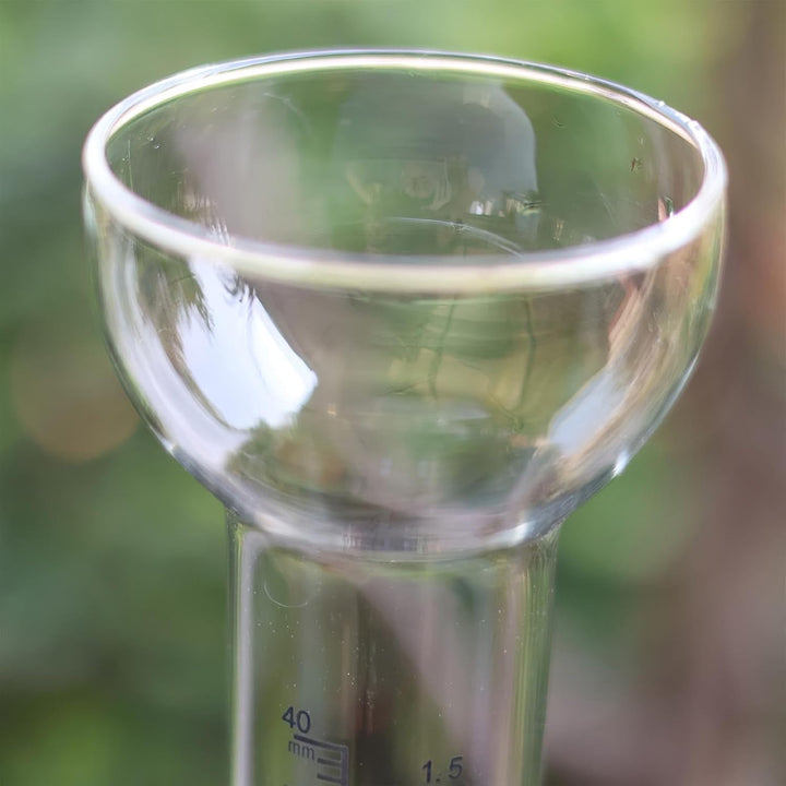 Regenmesser | 2 Stück Präzise Glasmessbecher Mit Ständer,Ersatzröhrchen für Regenmesser,Für den Auss