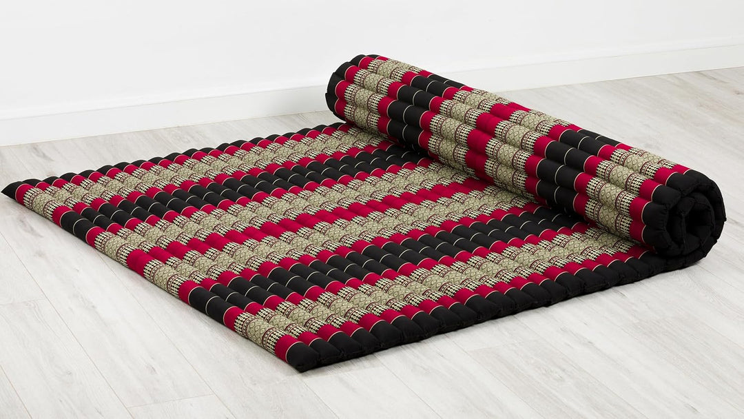 Asia WOHNSTUDIO livasia Rollmatte XXL breit Doppelbett - 200x145x4,5cm - Gästebett Gästematratze 2 P
