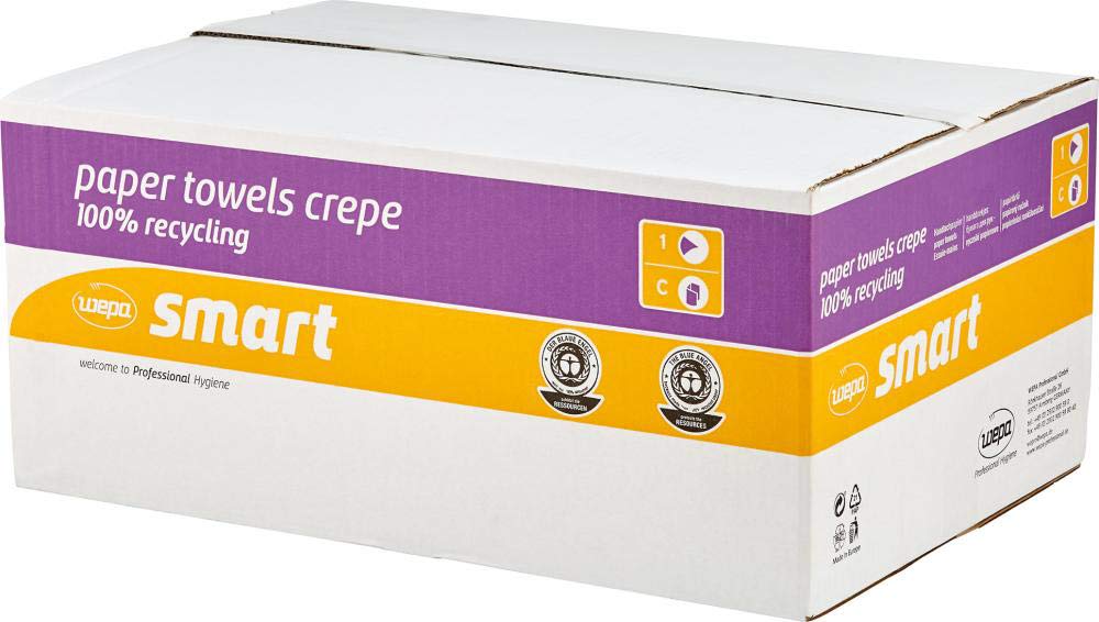 Satino by WEPA Smart Handtuchpapier - 268110 - PT3-kompatibel - 5000 Blatt - 1-lagig - 100% Recyclin