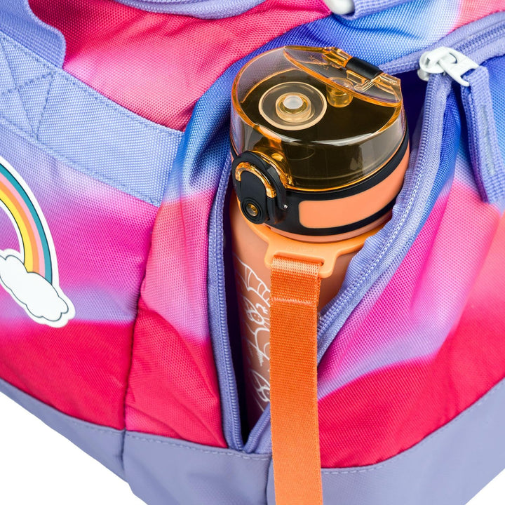 Baagl Sporttasche Mädchen Reisetasche Kinder Schwimmtasche Sport - Hippie | Kompakt und Robust für S