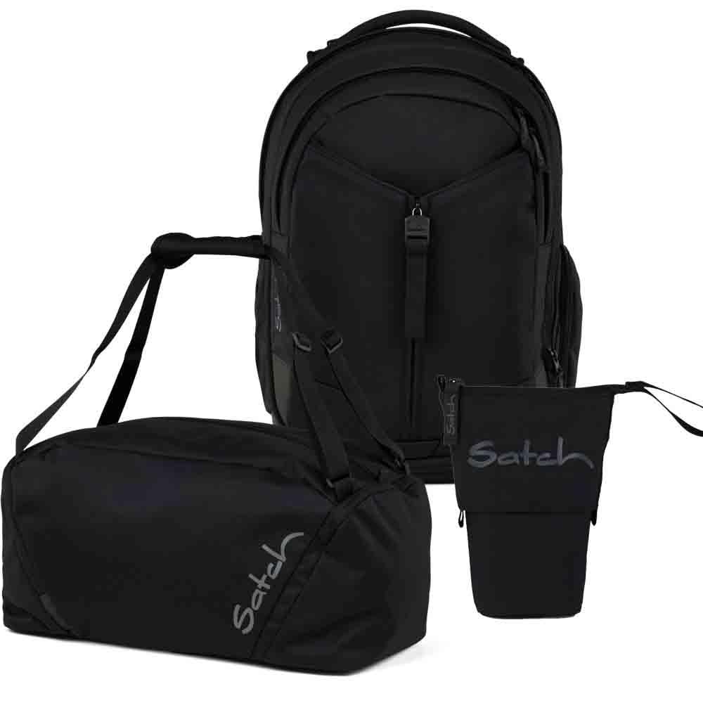 Satch Match Pencil Slider Edition Schulrucksack Set 3tlg. inkl. Sporttasche Blackjack, Blackjack